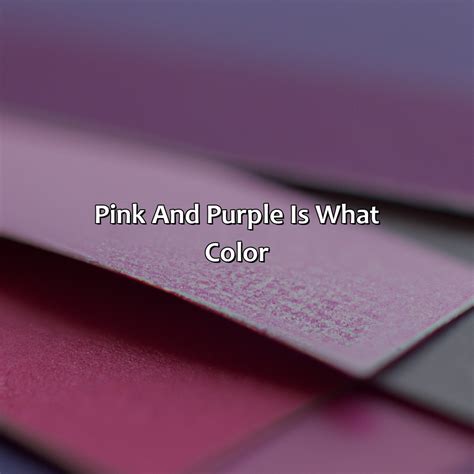 Pink And Purple Is What Color - colorscombo.com