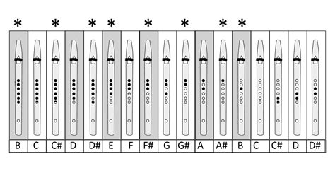 Fingering Charts for the Native American Style Flute - Stellar Flutes