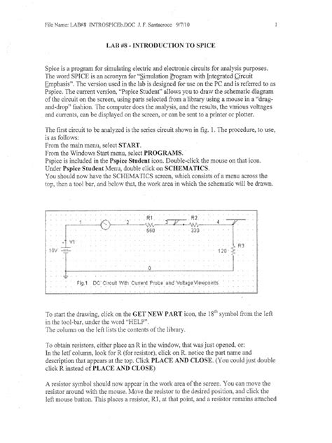 Image result for PSpice Tutorial PDF
