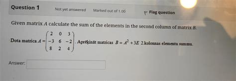 Image result for Matrix Sum Example