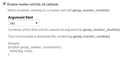 Adding Drupal gmap marker onClick event | StaDar