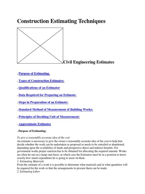 Image result for Building Estimation Techniques