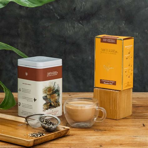 Buy Cardamom Ginger Masala Chai Online | Loose Leaf Tea - Danta Herbs