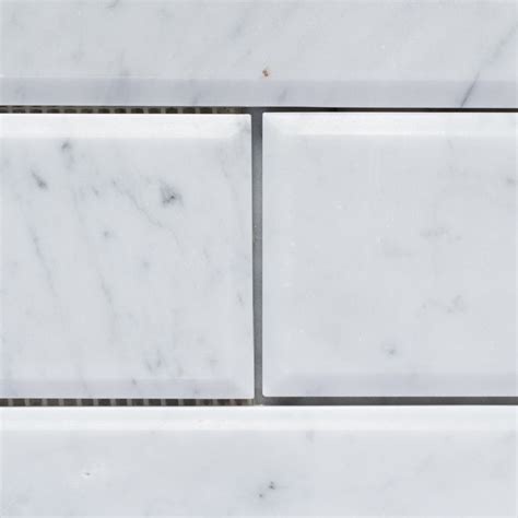 Subway Tile Carrara Marble 6" X 12" Carrara White Marble Subway Tile