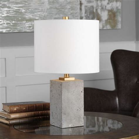 Image result for Concrete Table Lamp