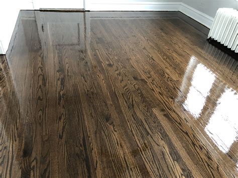 Red Oak, Espresso Stain + Polyurethane - Chicago, FLOORecki LLC ...