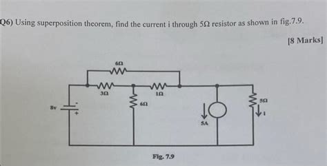 Image result for Find Current Using Superposition Theorem