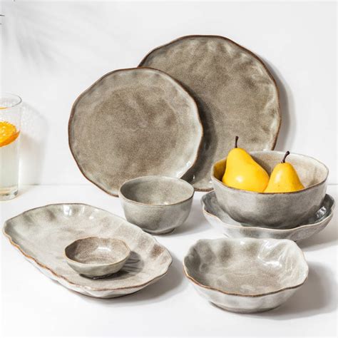 Eclectic Stoneware Ceramic Side Bowl Grey 300 ml