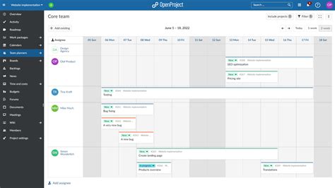 Open Project Software 的图像结果
