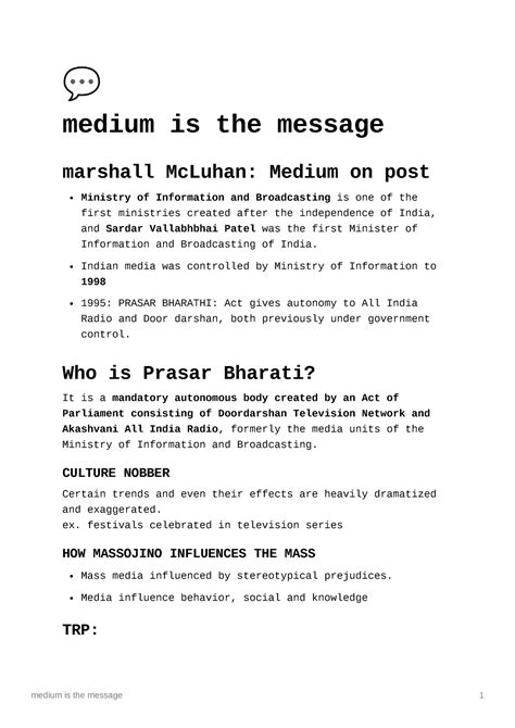 Medium is the message - Indian media was controlled by Ministry of ...