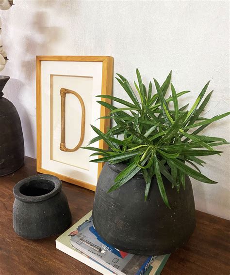 Midnight Clay Pots Set Of Two | Zufolo Designs