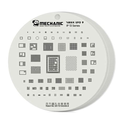 UFO Series BGA Reballing Stencil Full Set For iPhone 8 To 15 Pro Max