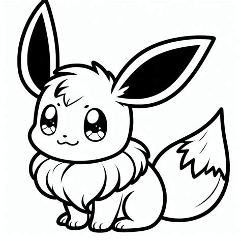 Eevee coloring pages - ColoringLib