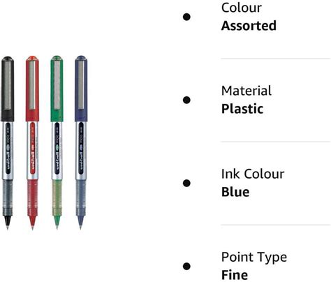uni-ball Eye UB 150 0.5 mm Roller Pen | Quick Drying Ink, Fast Writing ...