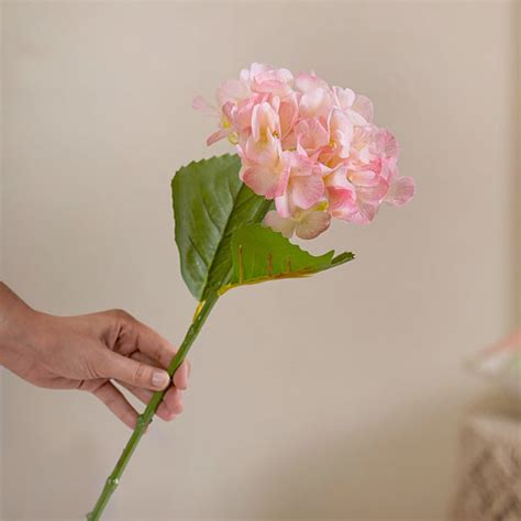 Faux Hydrangea Flower Pink Online - Premium Artificial Flower | Nestasia