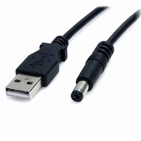 USB to DC Power Adapter Cable for 5.5 x 2.1mm Devices | Buy Online at ...