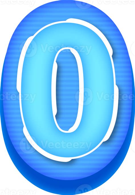 Image result for Blue Number 0