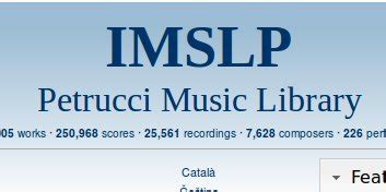 Нотная библиотека Petrucci Music Library imslp.org - «Огромная ...