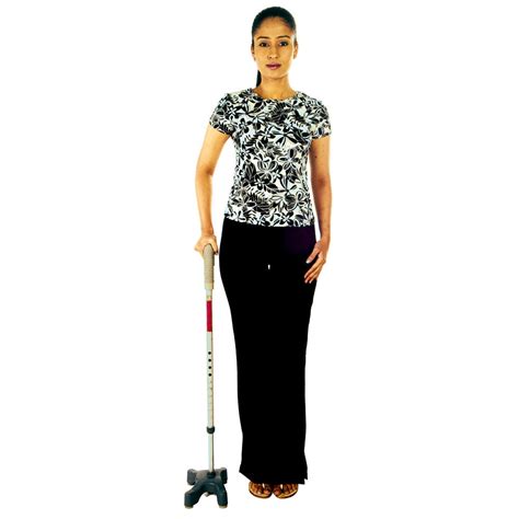 Quadripod Walking Stick L Shape Per Pc – Alivekart