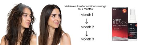 Buy QSera Black Anti Sun And Anti-Ageing Hair Serum | For Men and Women ...