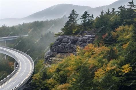 Premium Photo | Linville north carolina usa july linn cove viaduct from ...