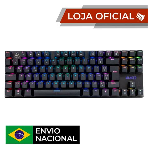 Mechanical Gamer Mancer Ghoul MK2, RGB, ABNT2, Huano Brown Switch, Bla