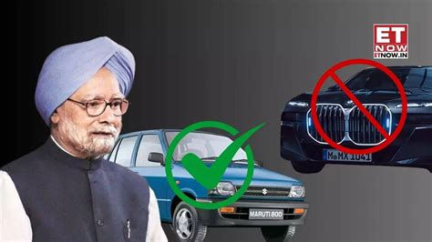 'I don't like travelling in BMW. My car is the Maruti..' - Why Manmohan ...