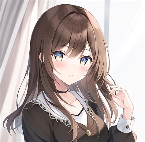 Girl with brown hair by krzychumen on DeviantArt