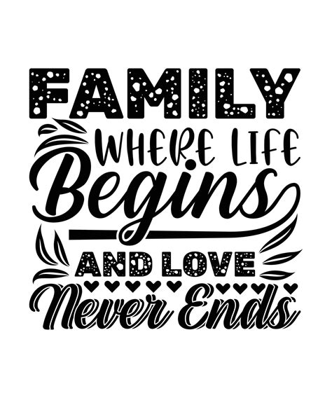 Happy Family Quotes T-shirt Design 14845794 Vector Art at Vecteezy