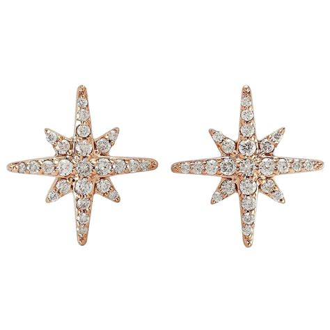 CHANEL Diamond Star Stud Earrings at 1stDibs | chanel diamond star ...