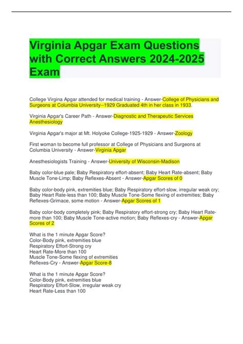 Image result for Apgar Practice Questions