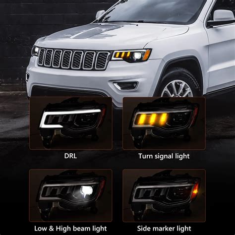 Jeep Grand Cherokee Headlights 2017-2021 - LED Upgrade