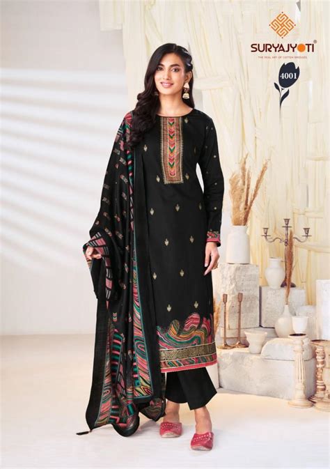 Suryajyoti Pallavi Vol-4 – Dress Material: Textilecatalog