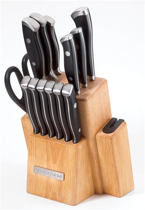 Amazon.com: KITCHENAID 14 PIECE FINE EDGE CUTLERY SET: Block Knife Sets: Home & Kitchen