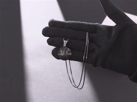 Studded Basketball Pendant for Men Online | Orionz Jewels