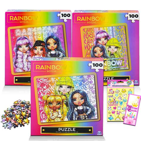 Buy Rainbow High Premier 100 Pc Puzzle Set for Kids - Rainbow High ...