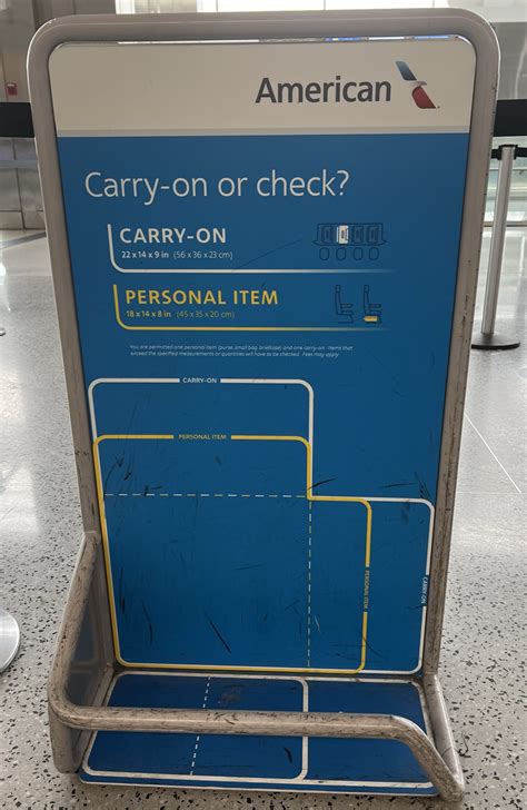 American Airlines Carry On Dimensions