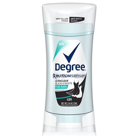 Degree Women Black and White Pure Rain UltraClear Antiperspirant ...