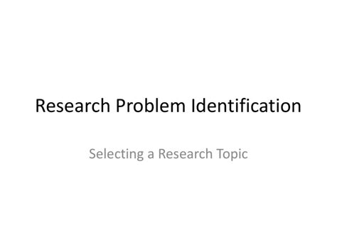 Research Problem Identification Process 的图像结果