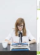 Image result for Female Writer at Desk