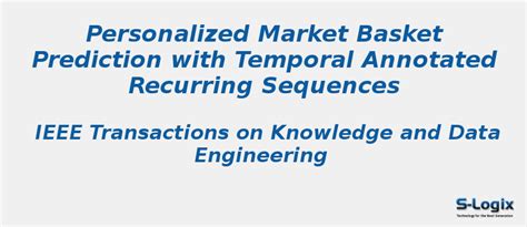 Personalized Market Basket Prediction - Python Projects | S-Logix