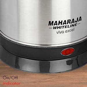 Maharaja Whiteline Electric Kettle Viva Excel 1.8L Steel, 1500 Watt ...