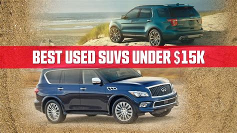 Best Used SUVs Under $15,000