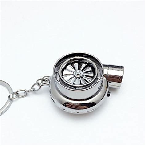 Easybuy India LED Turbo Keychain Lighter Turbine Rotatable Blade Key ...