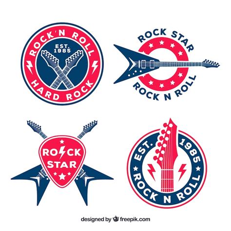 Rock n roll logo Images - Free Download on Freepik