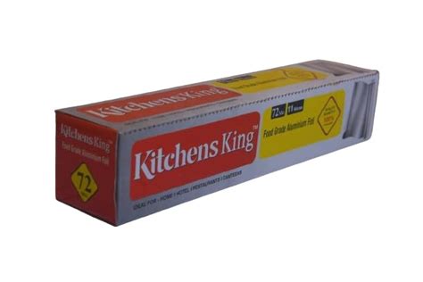 KITCHENS KING Aluminium Foil for Food wrap, 11micron in Thickness ...