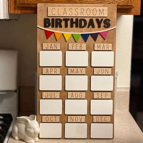 Classroom Birthday Chart | Birthday Boards | School Classroom - Etsy