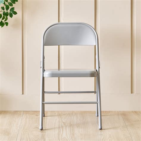 Buy Fiji Metal Folding Chair - Grey from Home Centre at just INR 1499.0