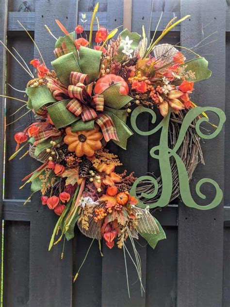 Fall Autumn Door Wreaths