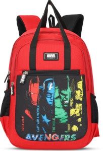 Priority 14 inch Popins 002 Marvel Avengers Printed 23 L Backpack Red ...
